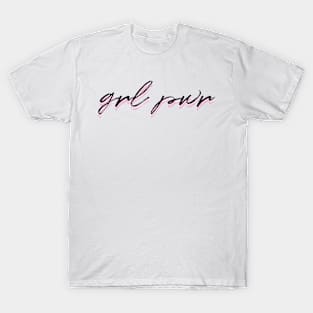 grl pwr light pink T-Shirt